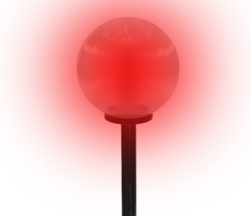 Светодиодный светильник 30 Вт. Шар Прозрачный SVT-STR-Ball-300-30W-T