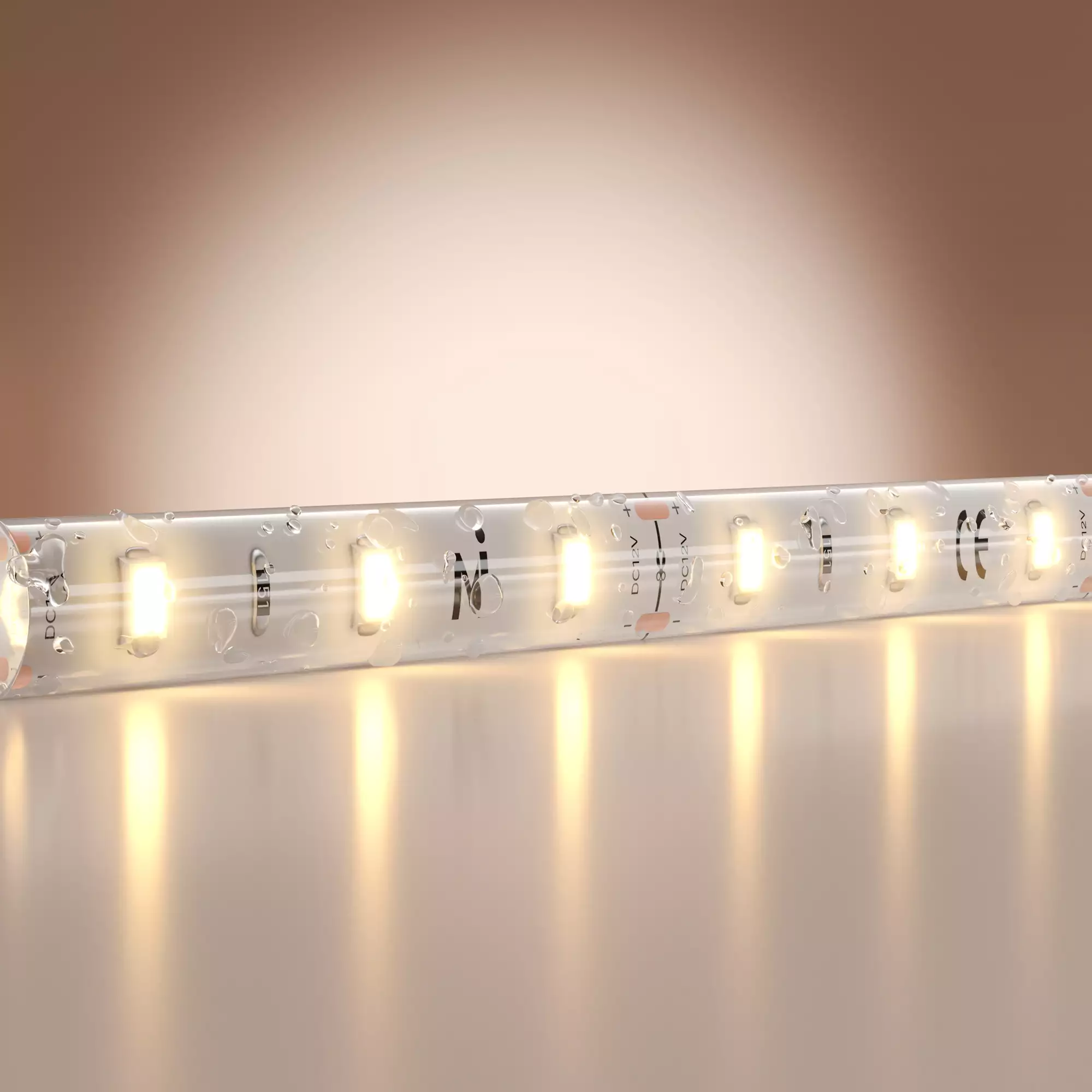 Светодиодная лента Base 12В 2835 9,6Вт/м 3000K 5м IP 65 201174 MAYTONI 201174 Led Strip