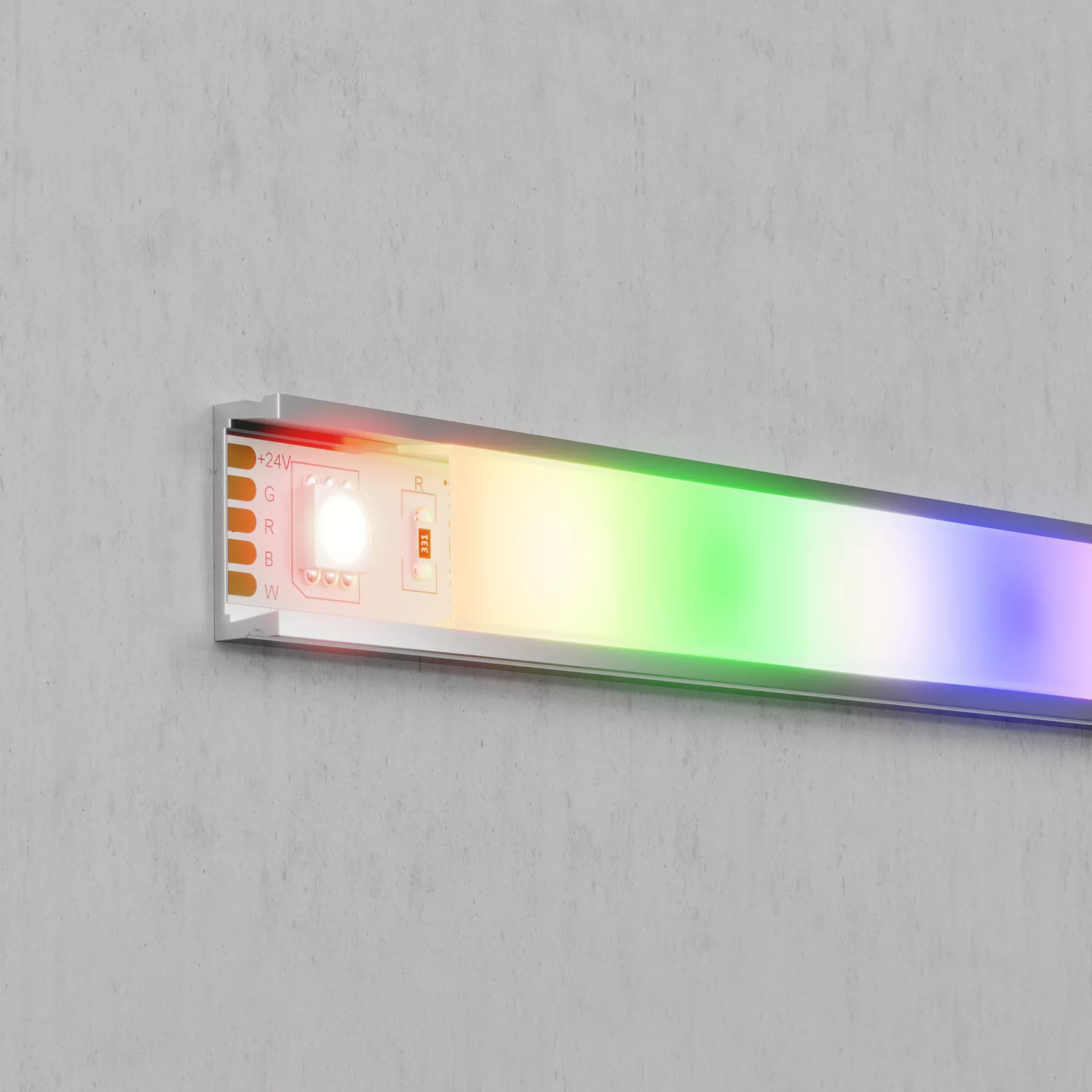 Светодиодная лента 24В 5050 14,4Вт/м RGB+W 3000K 5м IP20 MAYTONI 10176 Led Strip