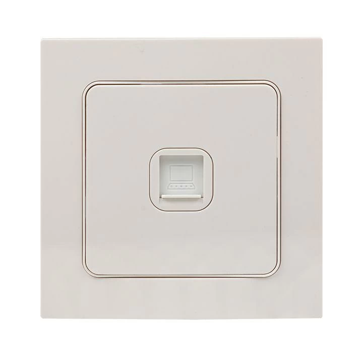 Розетка компьютерная 1-м Стокгольм RJ45 механизм бел. PROxima EKF EYK01-035-10