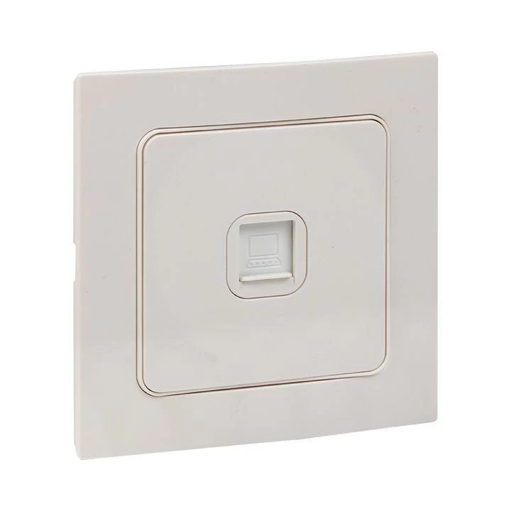 Розетка компьютерная 1-м Стокгольм RJ45 механизм бел. PROxima EKF EYK01-035-10