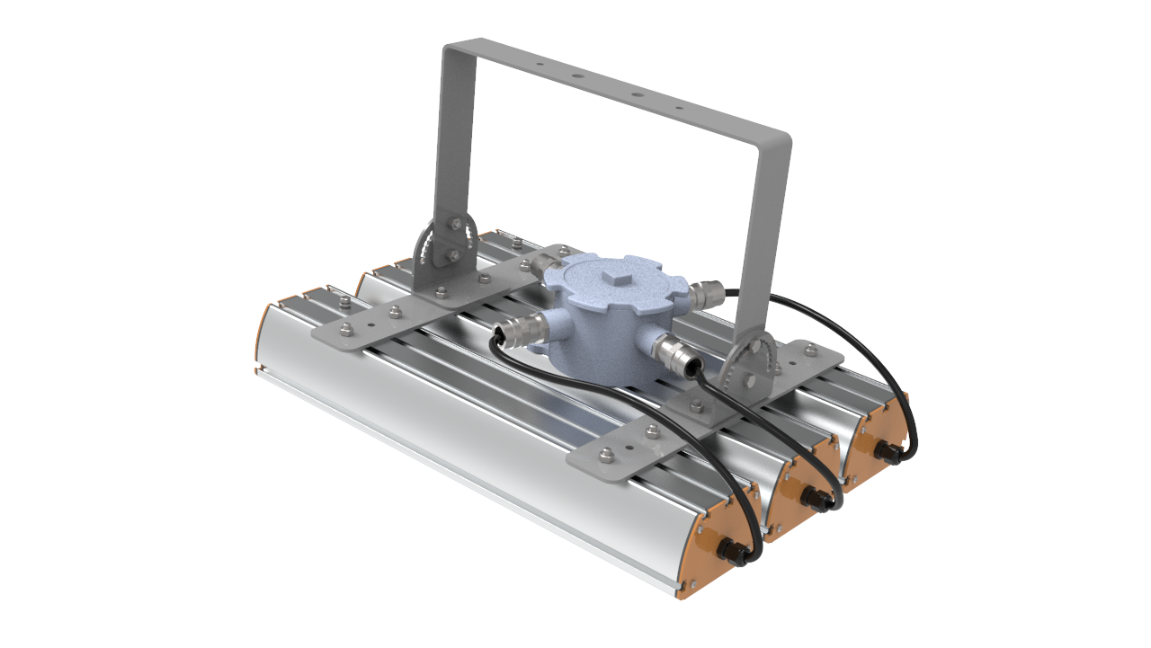 Взрывозащищенный светодиодный светильник 240 Вт. MPRO-Ex SVT-Str-MPRO-80W-Ex-TRIO-120
