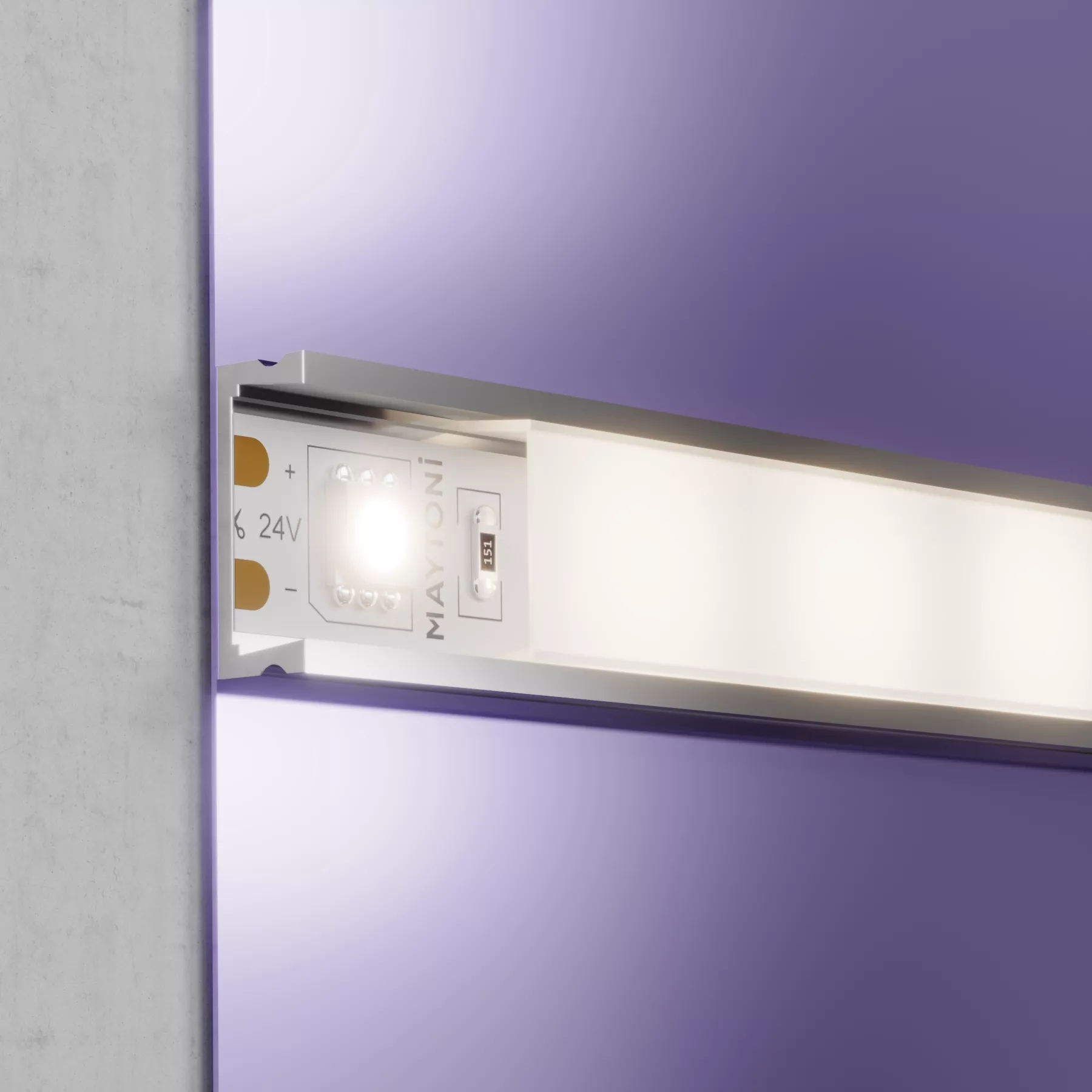 Светодиодная лента 24В 5050 14,4Вт/м 4000K 5м IP20 MAYTONI 10169 Led Strip