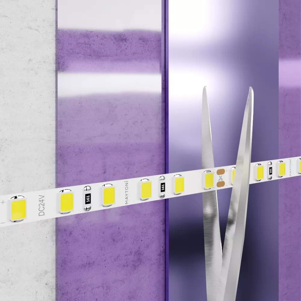 Светодиодная лента 24В 2835 9,6Вт/м 3000K 5м IP20 5мм MAYTONI 20019 Led Strip
